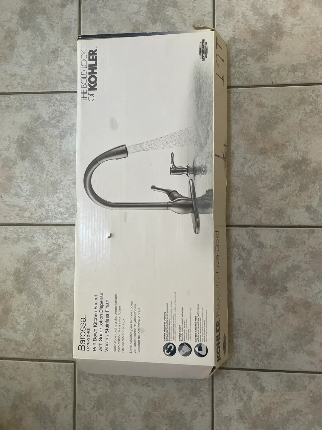 Kohler Barossa Pull-Down Kitchen Faucet thumbnail