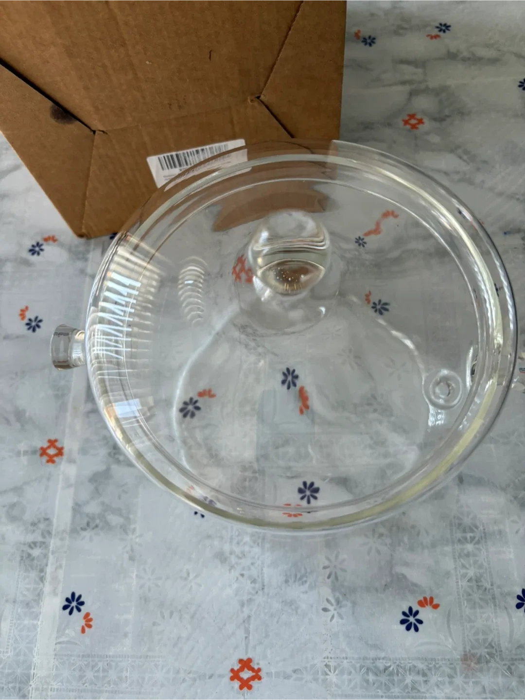 Simmer Pot 2.3L / 81oz Clear Heat-Resistant Glass Pot with Lid image indicator(3)