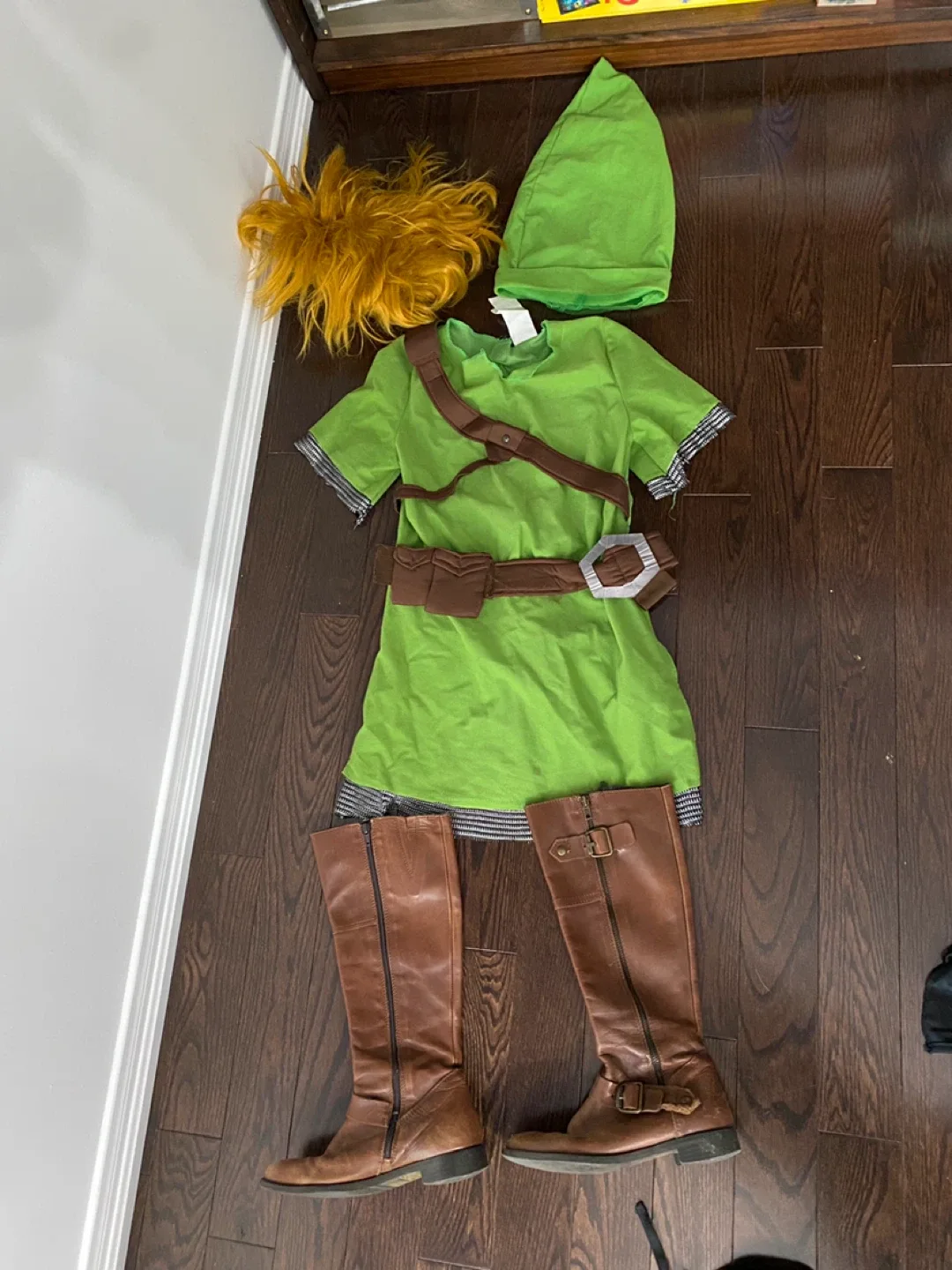 Link Costume with Boots, Wig and Hat