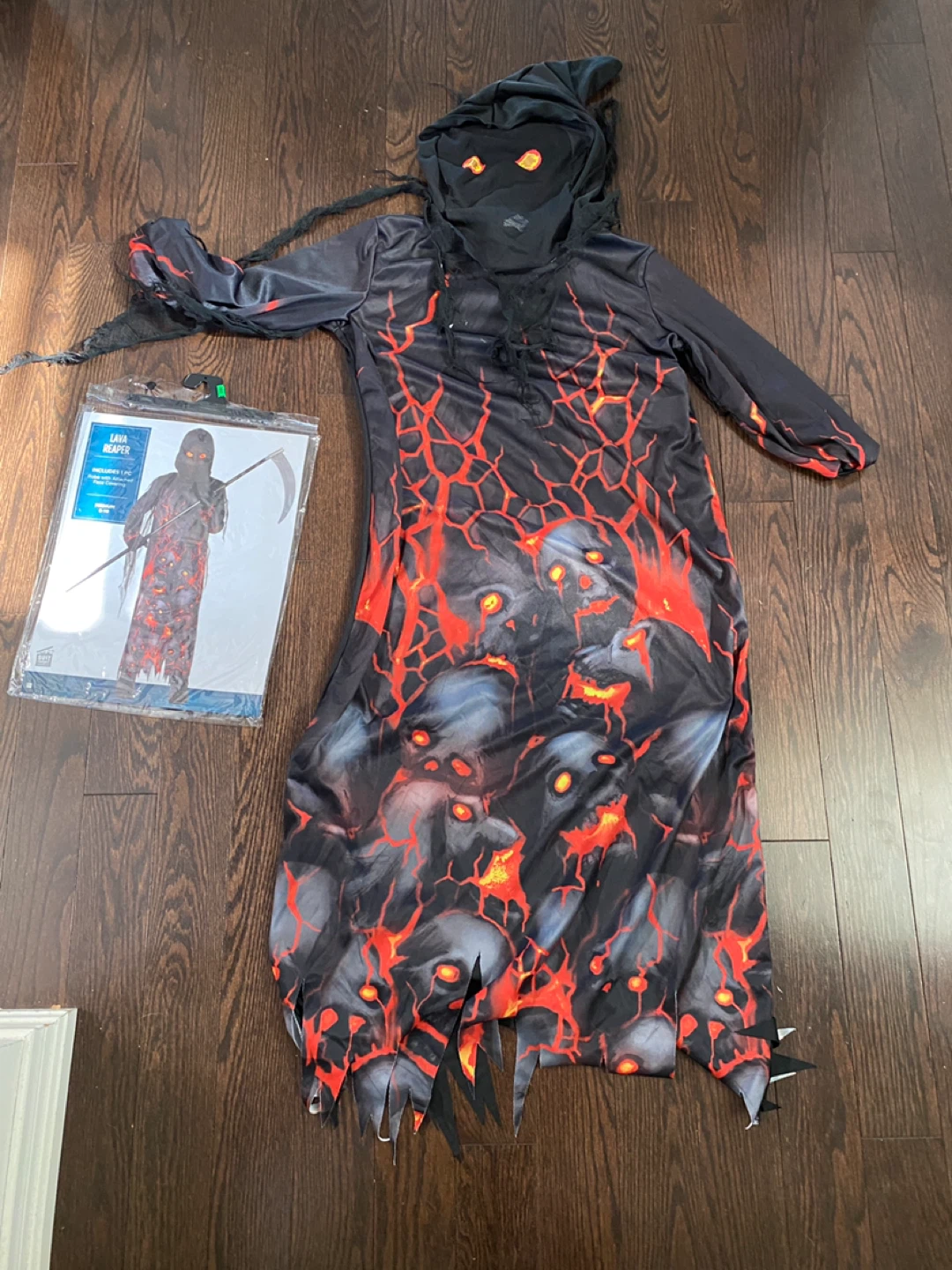 Lava Reaper Costume, Size Medium (8-10)