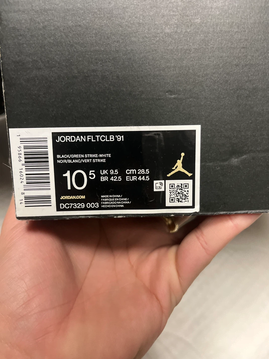 Jordan FLTCLB '91 Black/Red - photo 3