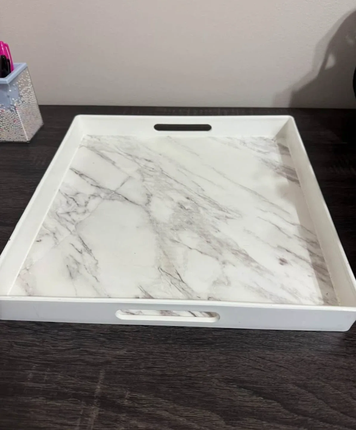 Plastic Marble Design Tray thumbnail