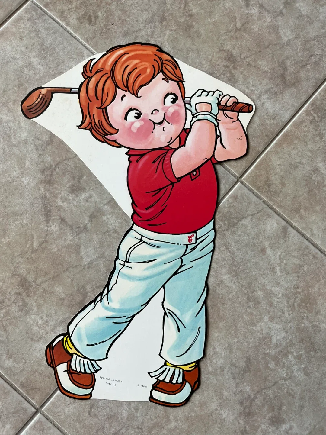 Vintage Cardboard Cutouts - Hockey Player, Golfer, Chef, etc image indicator(4)