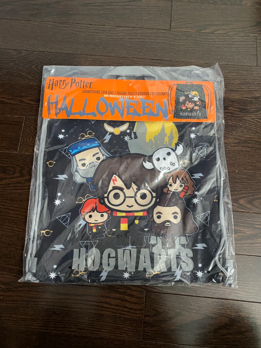 New Harry Potter Halloween Drawstring Tote Bag