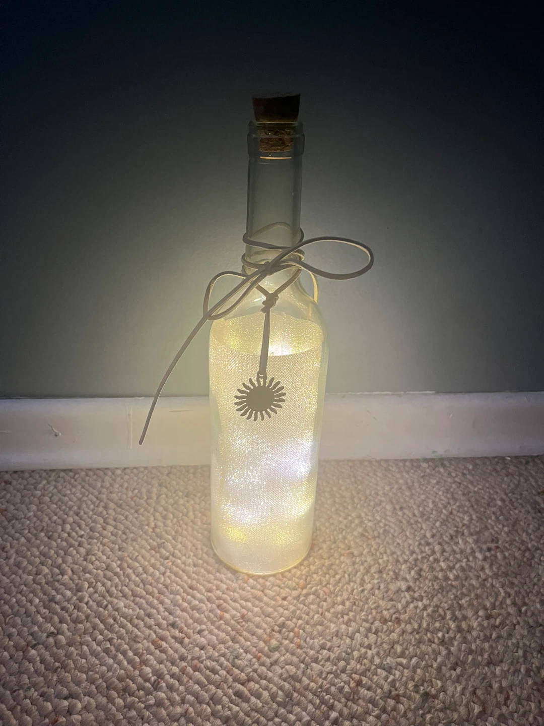 Decorative Lighted Wine Bottle - photo 2