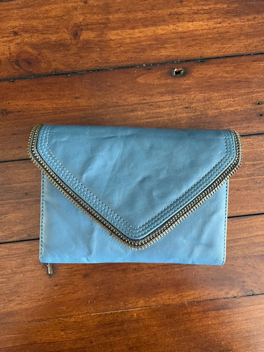 Matt & Nat Blue Vegan Leather Wallet thumbnail