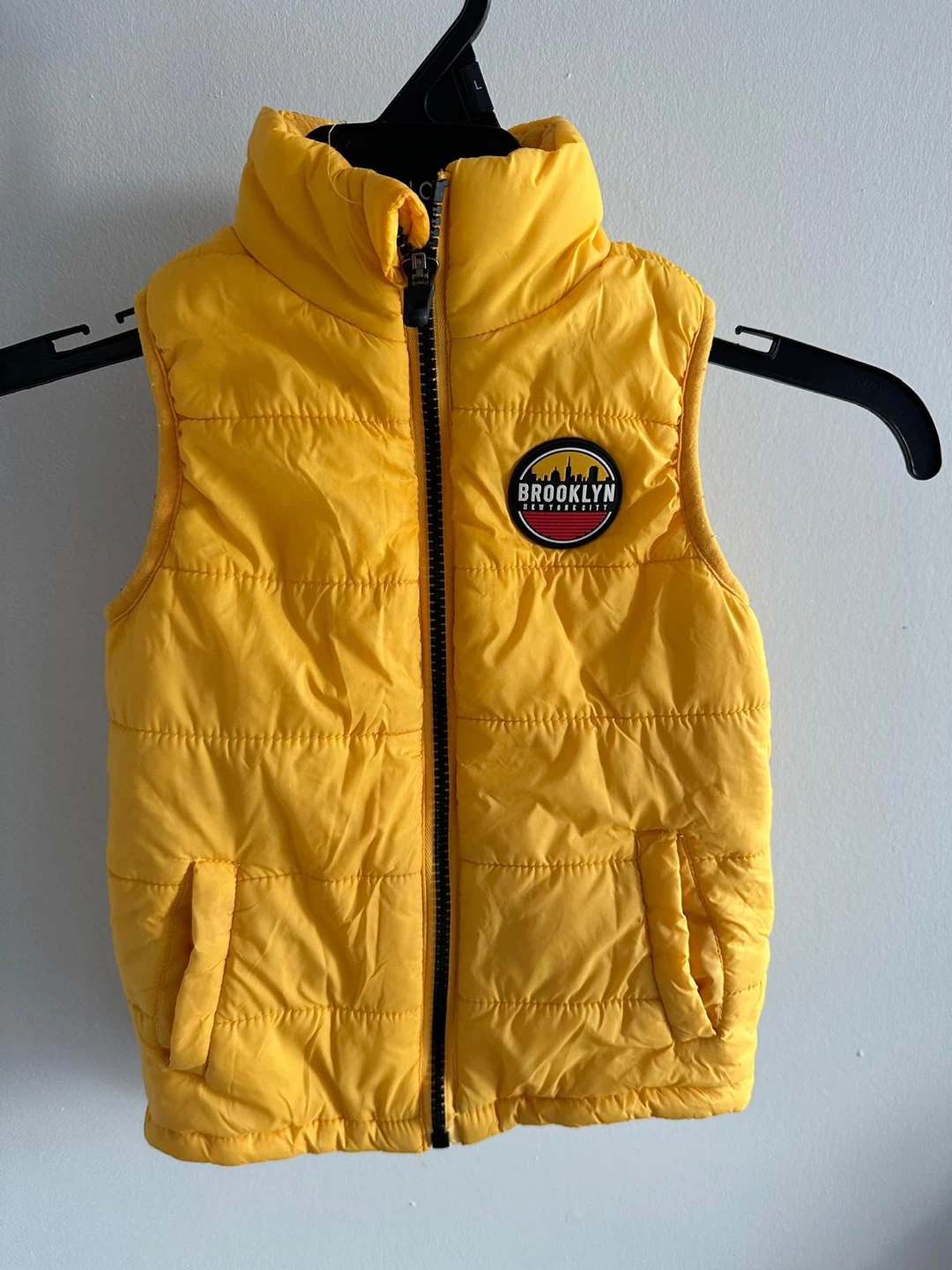 Max Yellow Puffer Vest (Size 2-3 YRS)