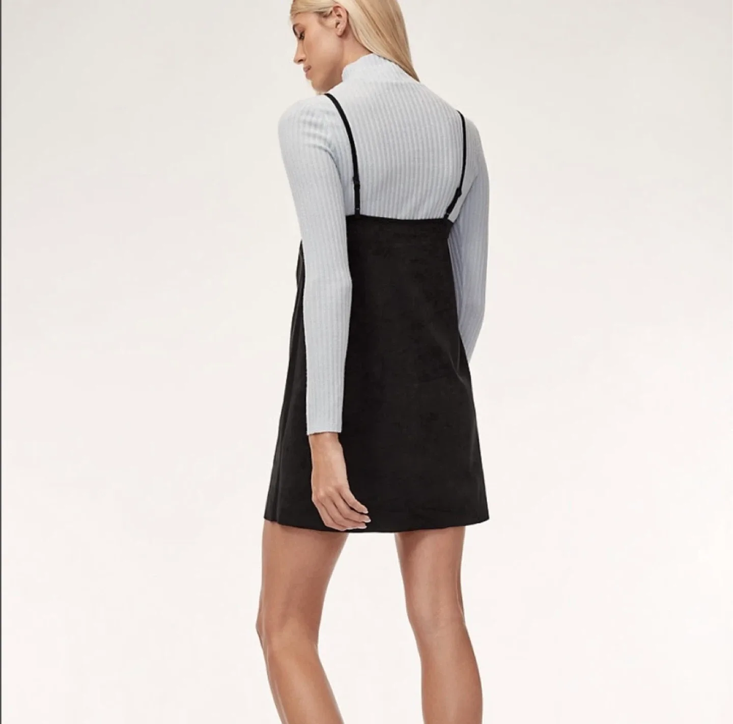 Wilfred Free Black Slip Dress - Size XS image indicator(4)