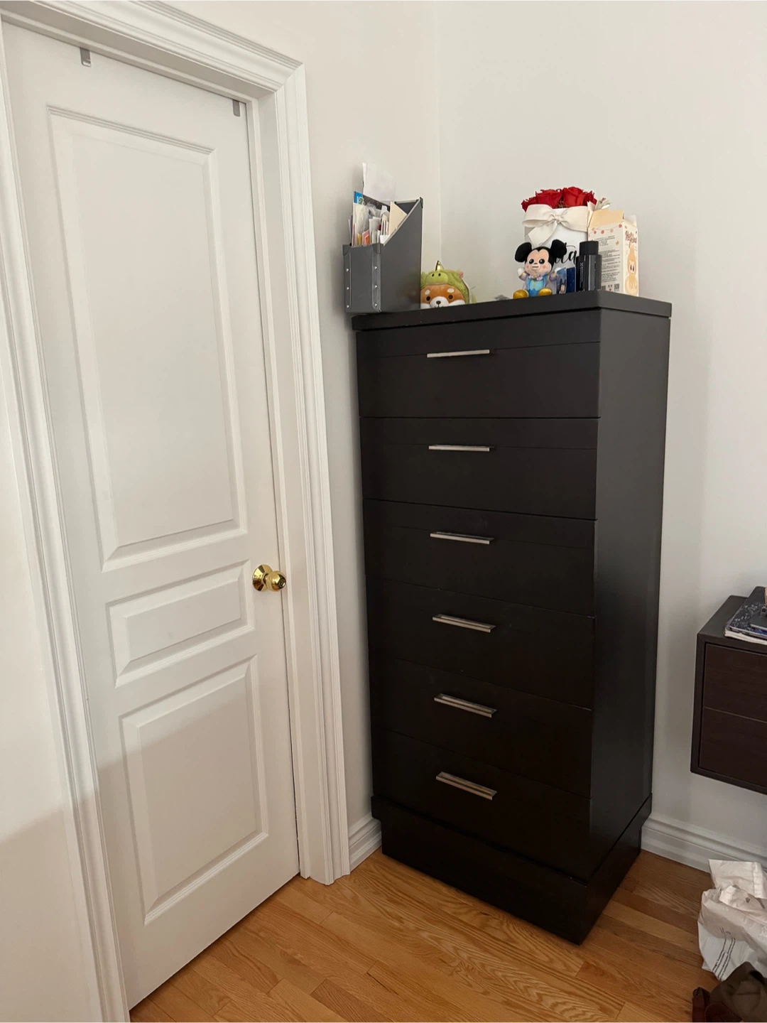 Dark Brown 6 Drawer Chest