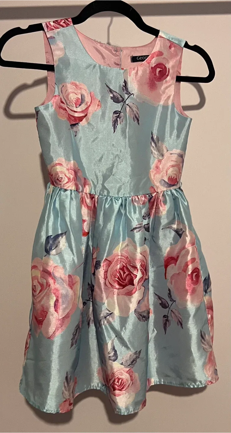 Girls' Floral Dress - Size 8