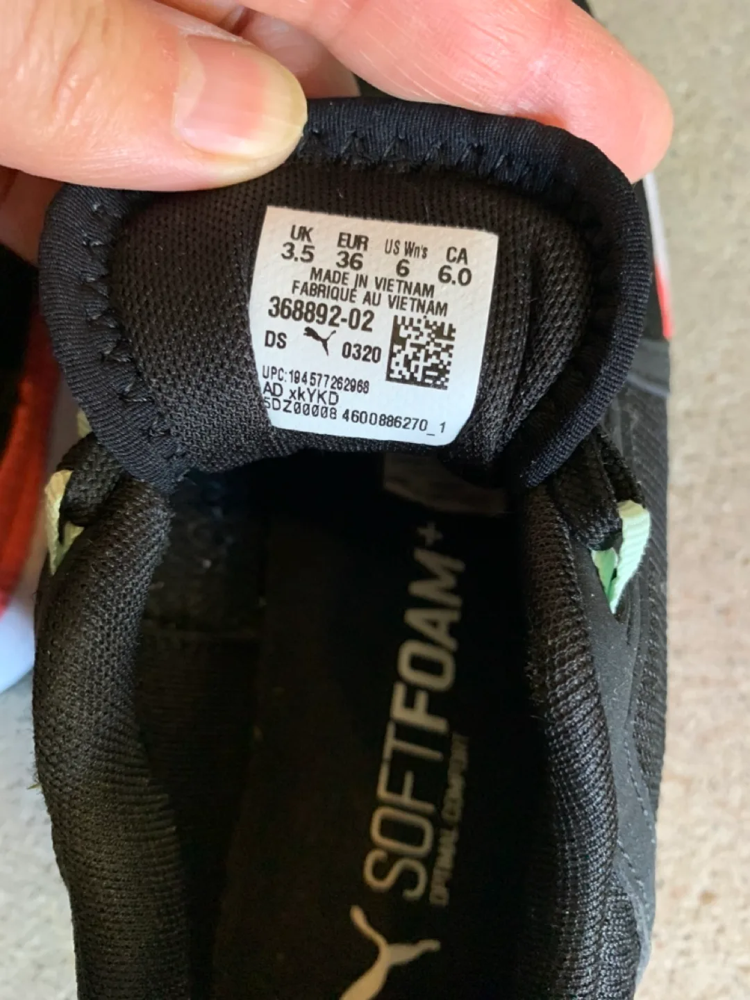 Brand new Puma Women's Sneakers - Black size 6 image indicator(3)