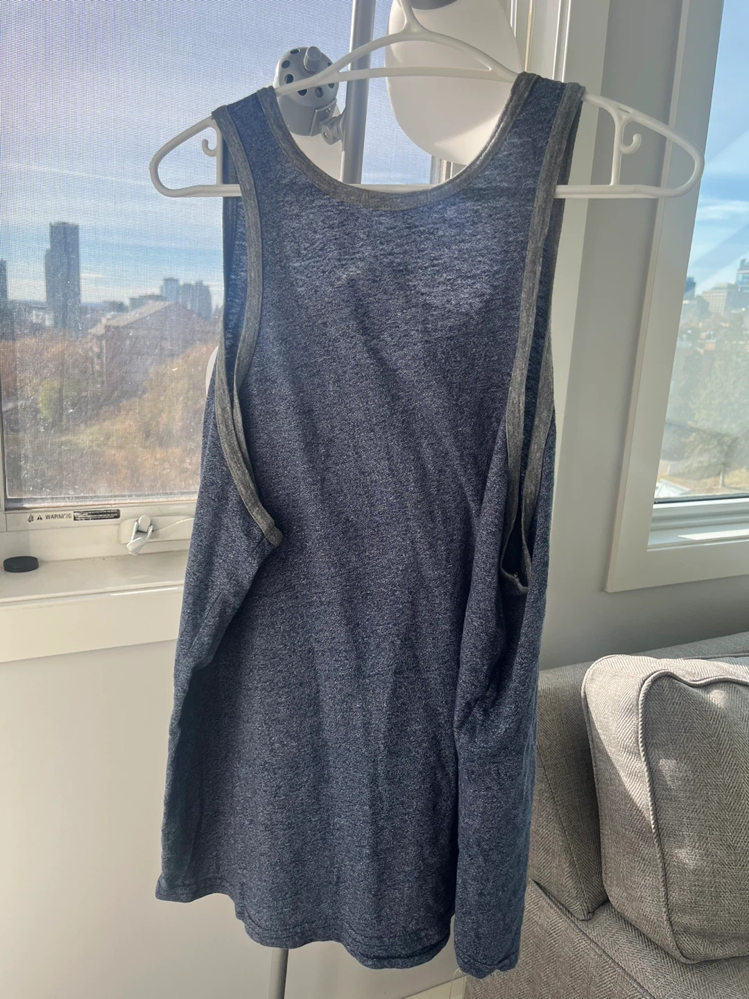 Men’s blue and grey Alternative Apparel Tank Top - XL - photo 3