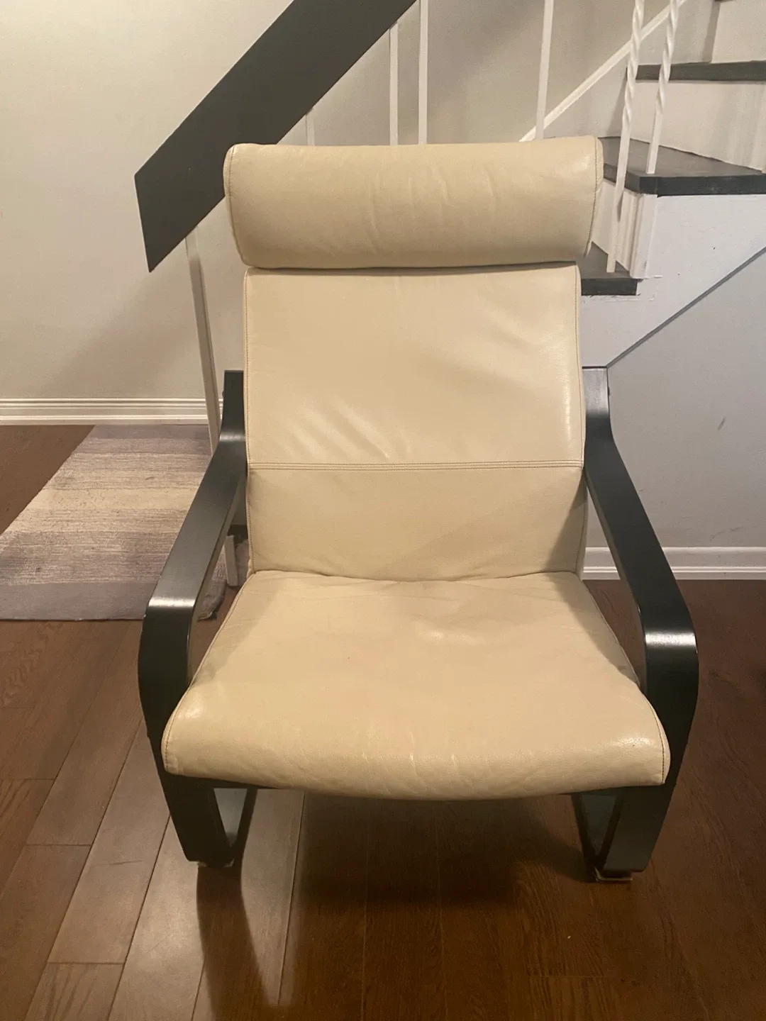 IKEA Poang Chair - Leather Armchair thumbnail