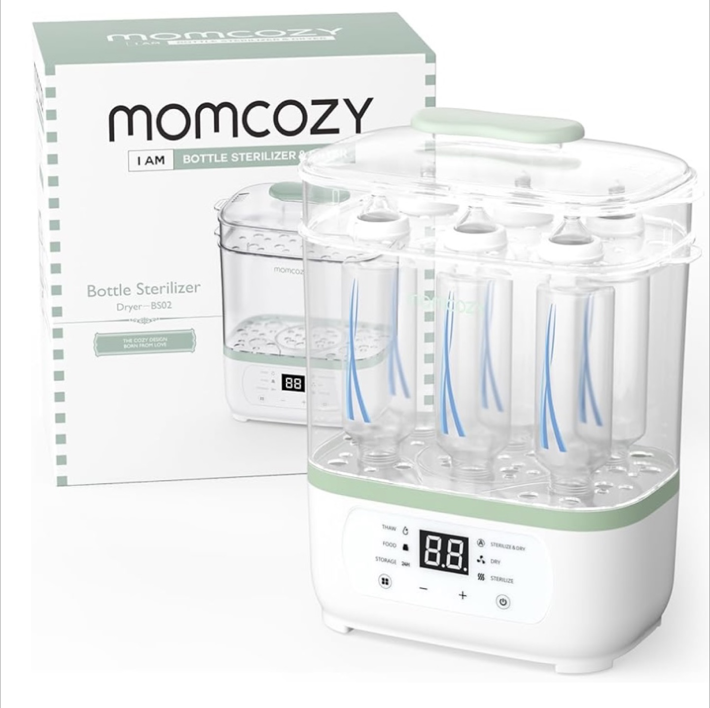 Momcozy Bottle Sterilizer Dryer - Like New! - photo 2