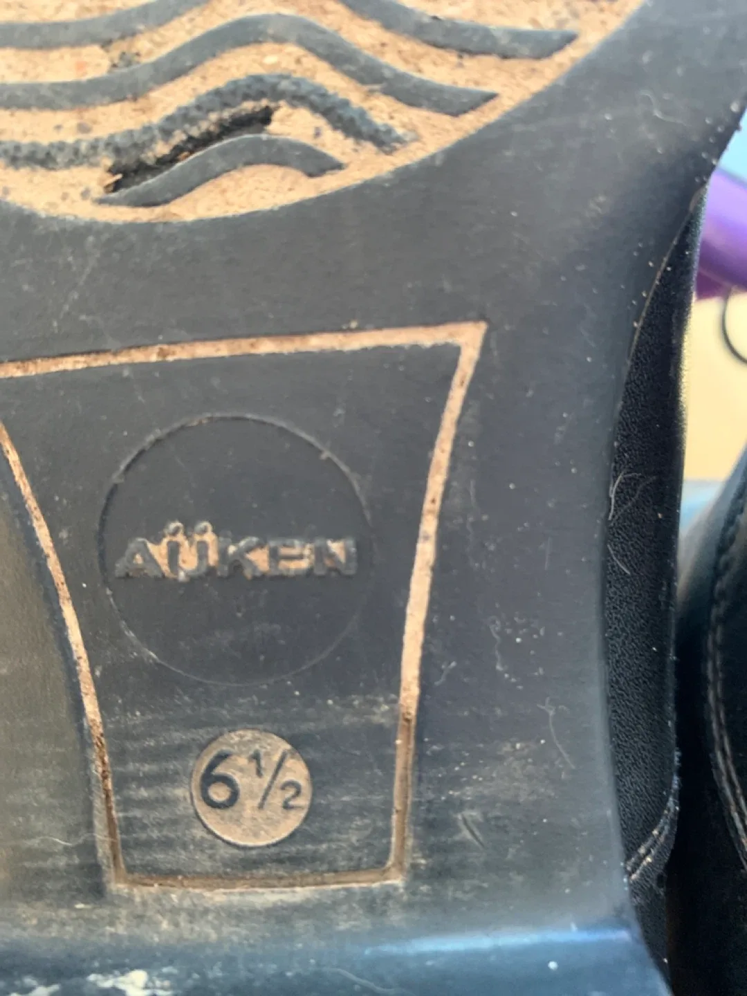 Auken Black Riding Boots - Size 6.5 image indicator(3)