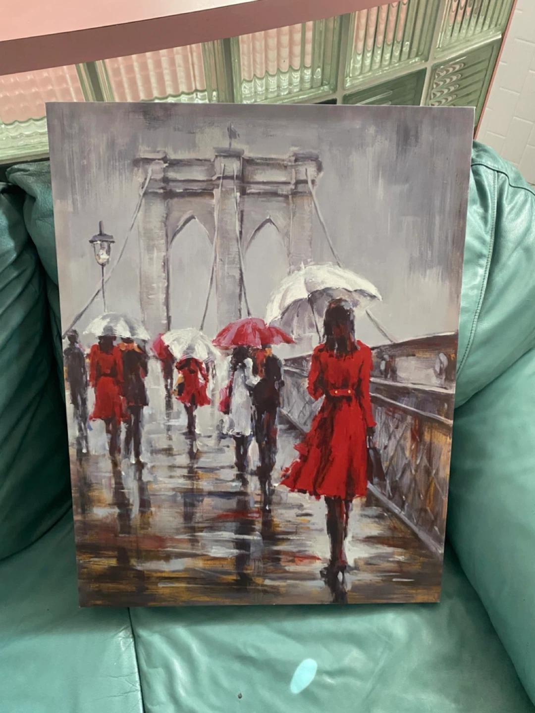 Painting of Brooklyn Bridge
