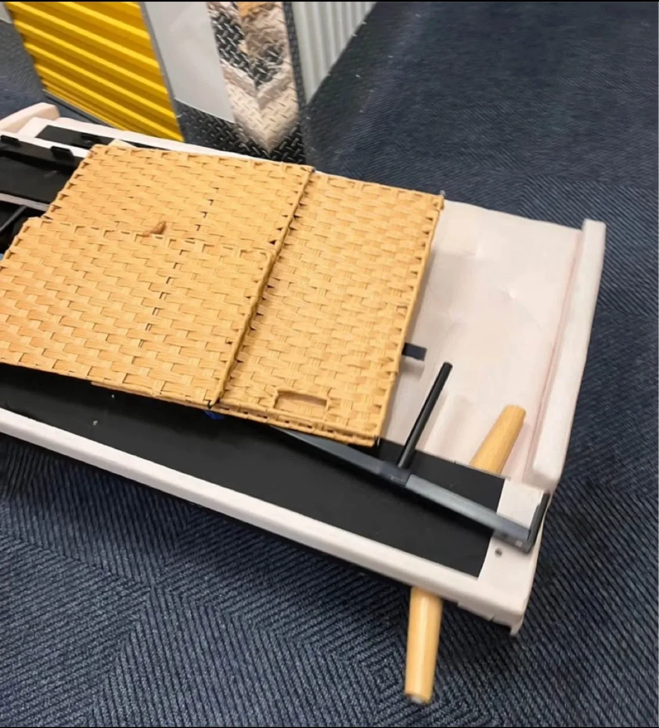 Novogratz Her Majesty Queen Bedframe ONLY - Pink Linen image indicator(4)