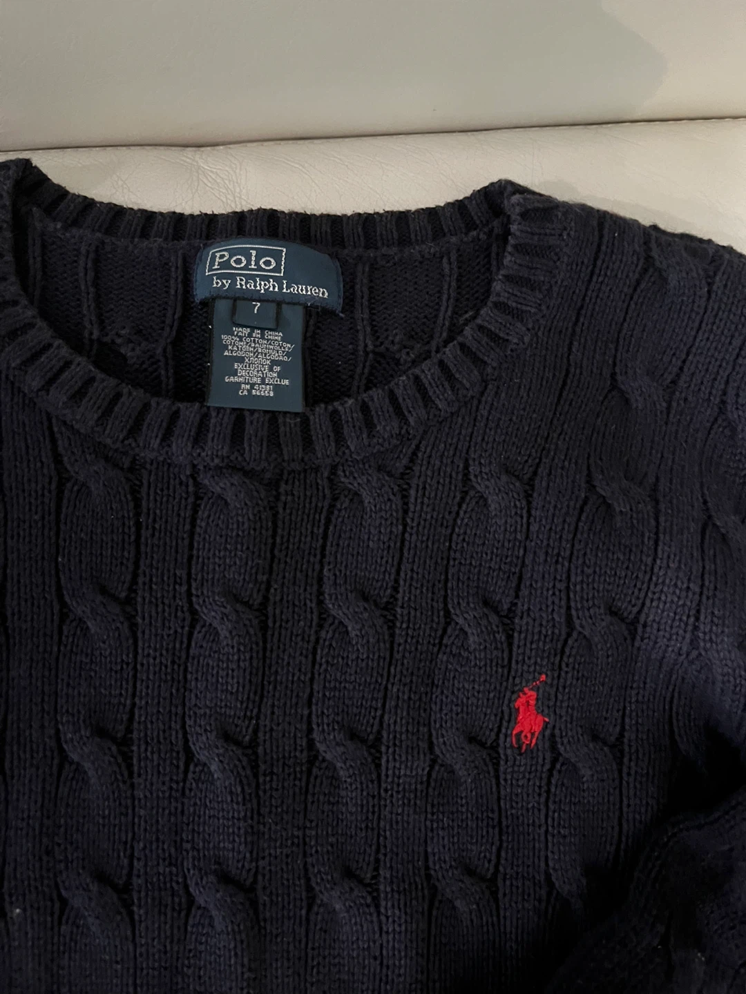 Polo by Ralph Lauren Sweater - Size 7 - photo 2