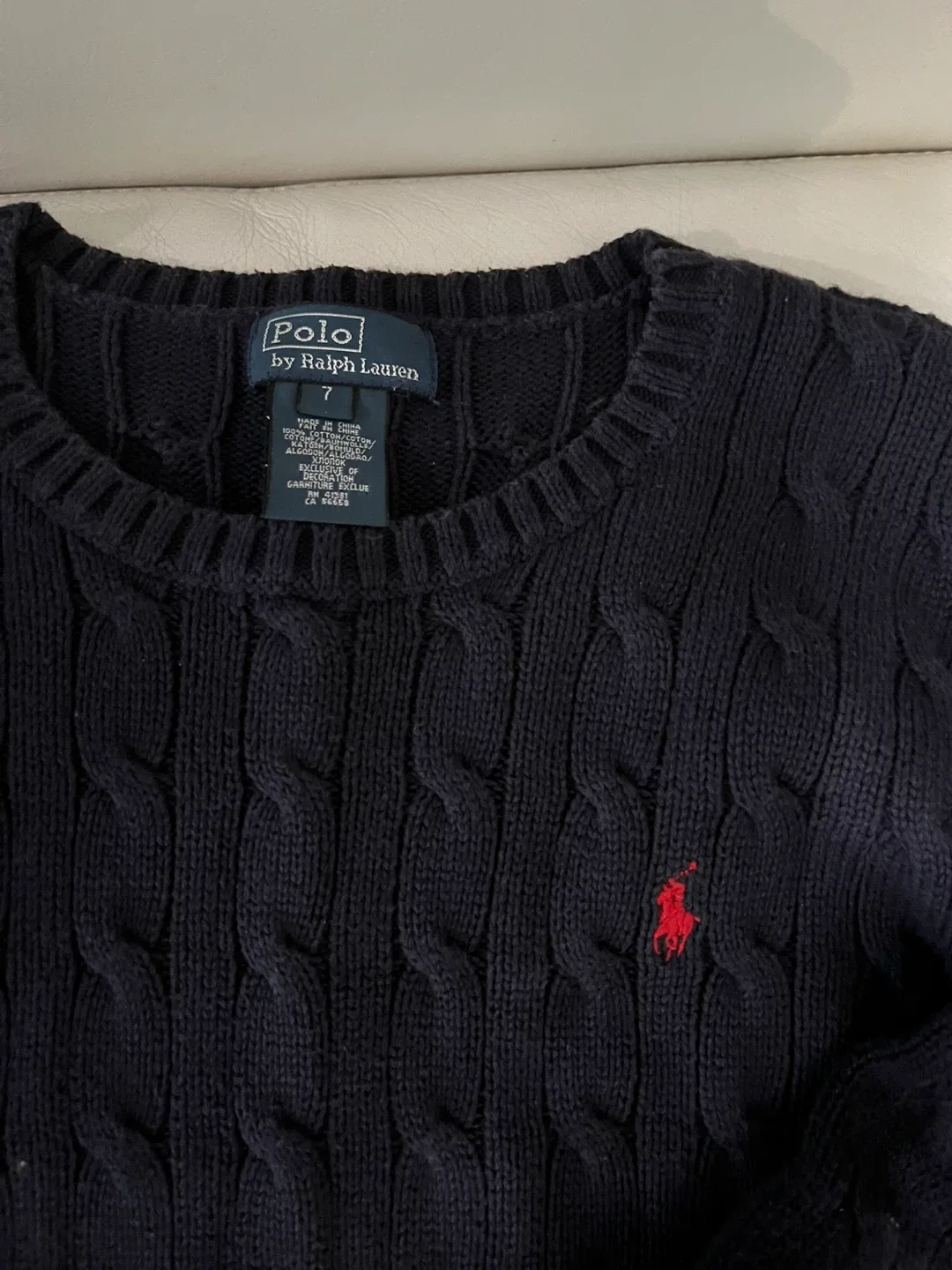 Polo by Ralph Lauren Sweater - Size 7 image indicator(2)