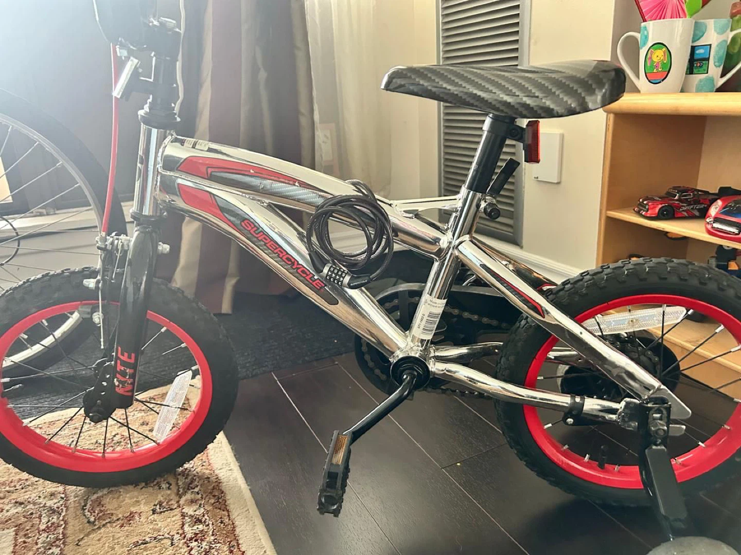 Supercycle Bike - Red & Silver