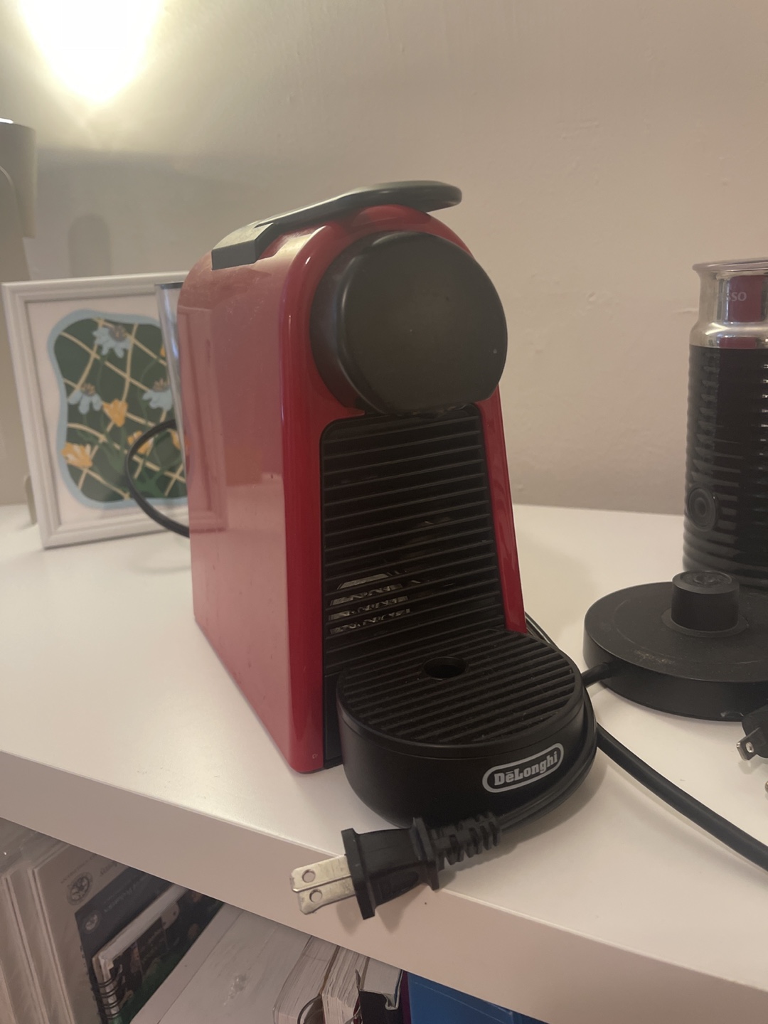 Red Coffee machine