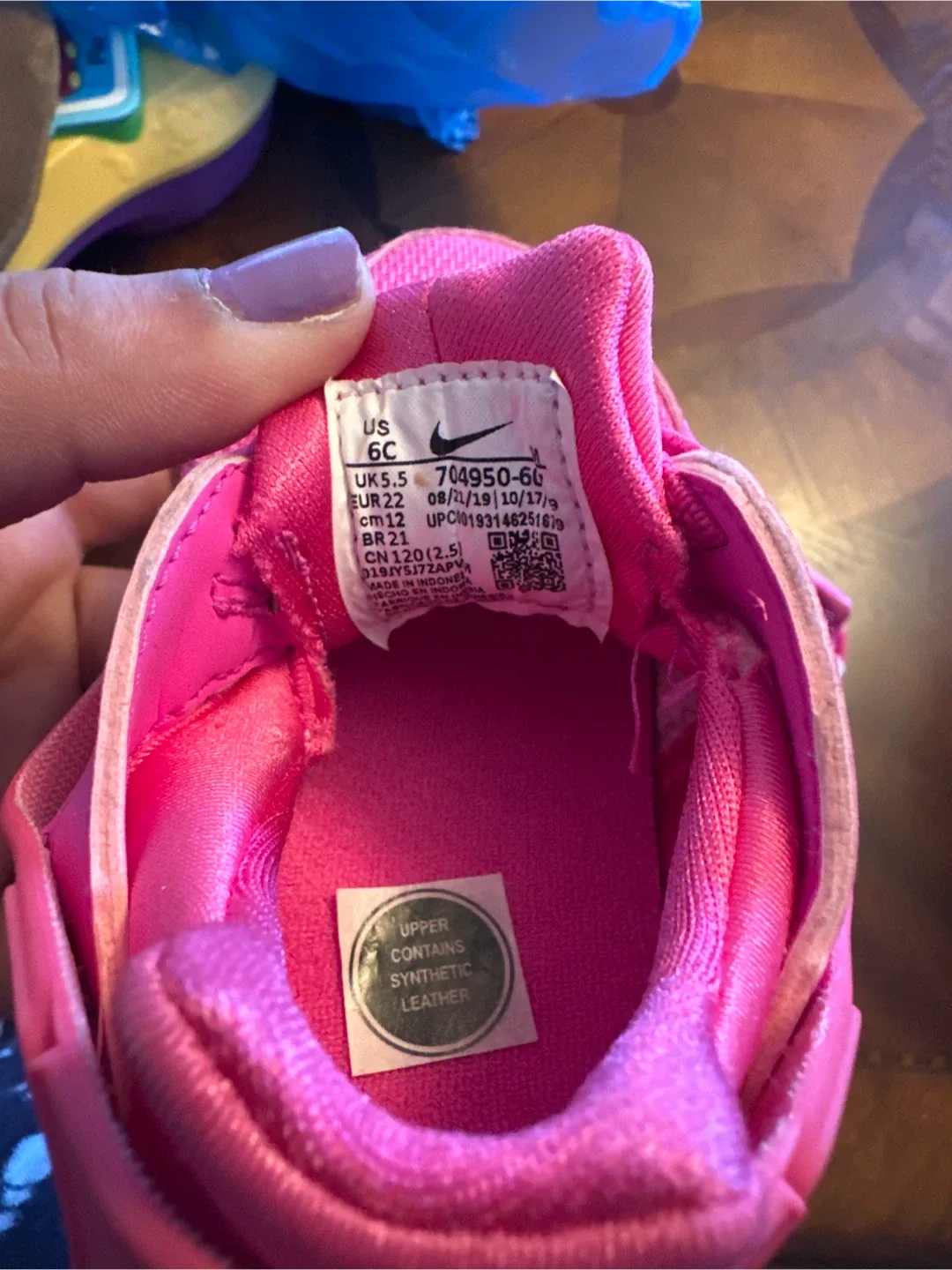 Nike Huarache Run Toddler Shoes - Size 6C image indicator(2)