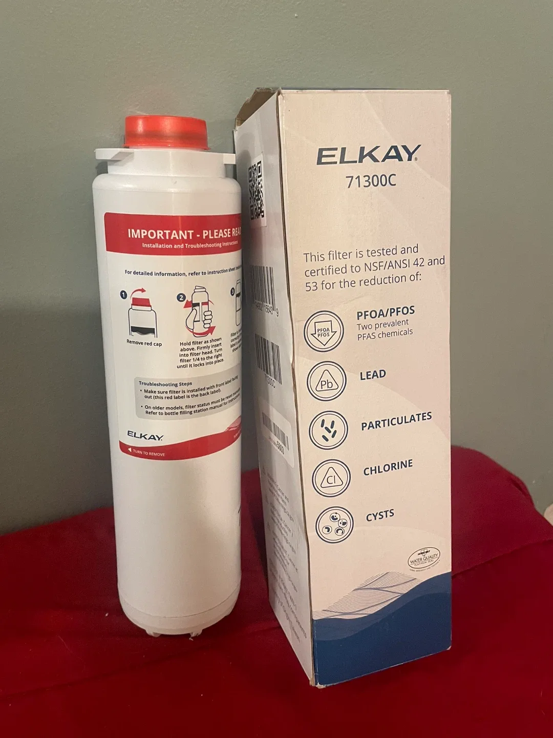 Elkay 71300C Water Filter. 2 filters - New in Box image indicator(2)