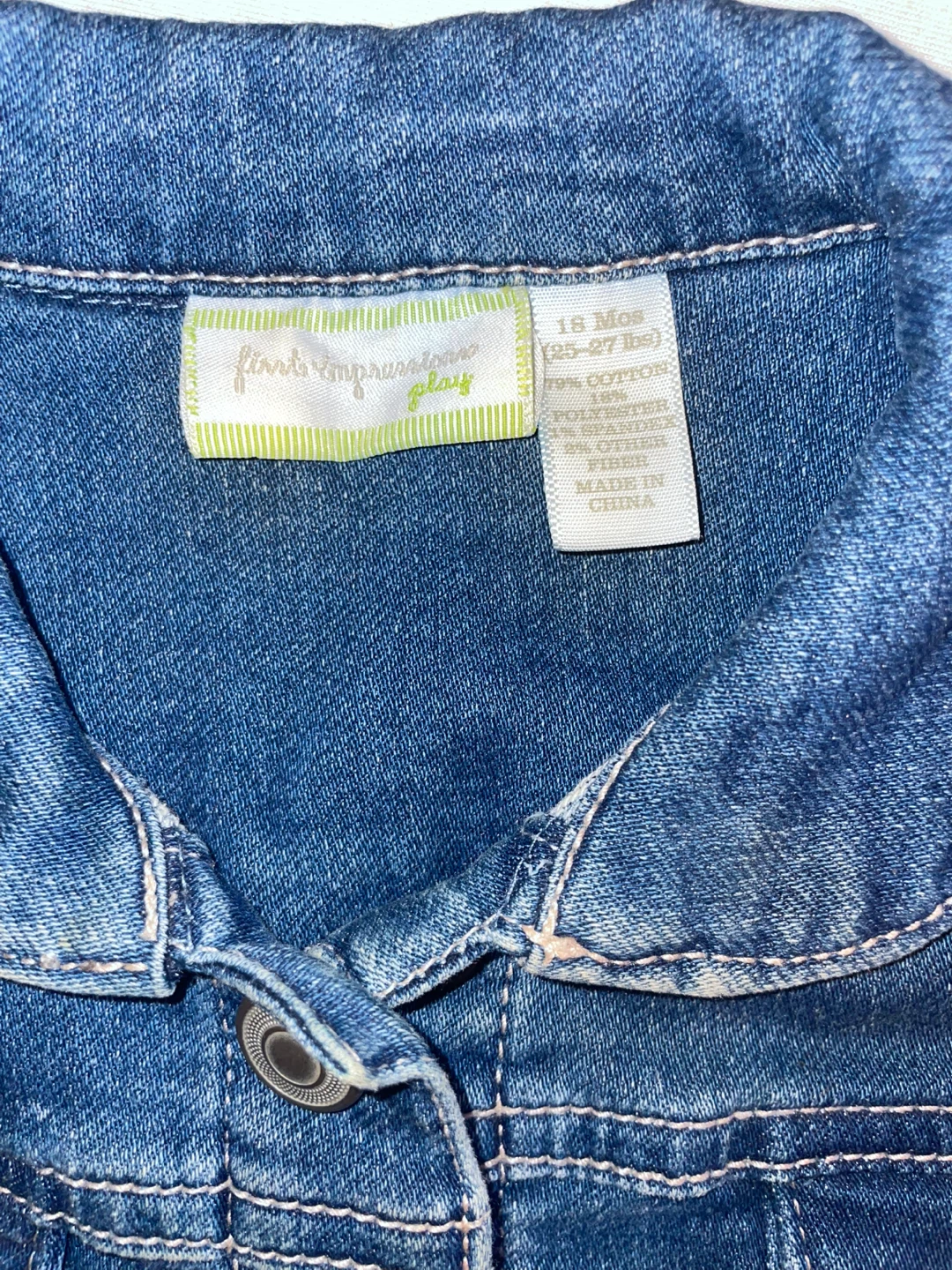 Girls soft denim jacket. Size 18 months - photo 4