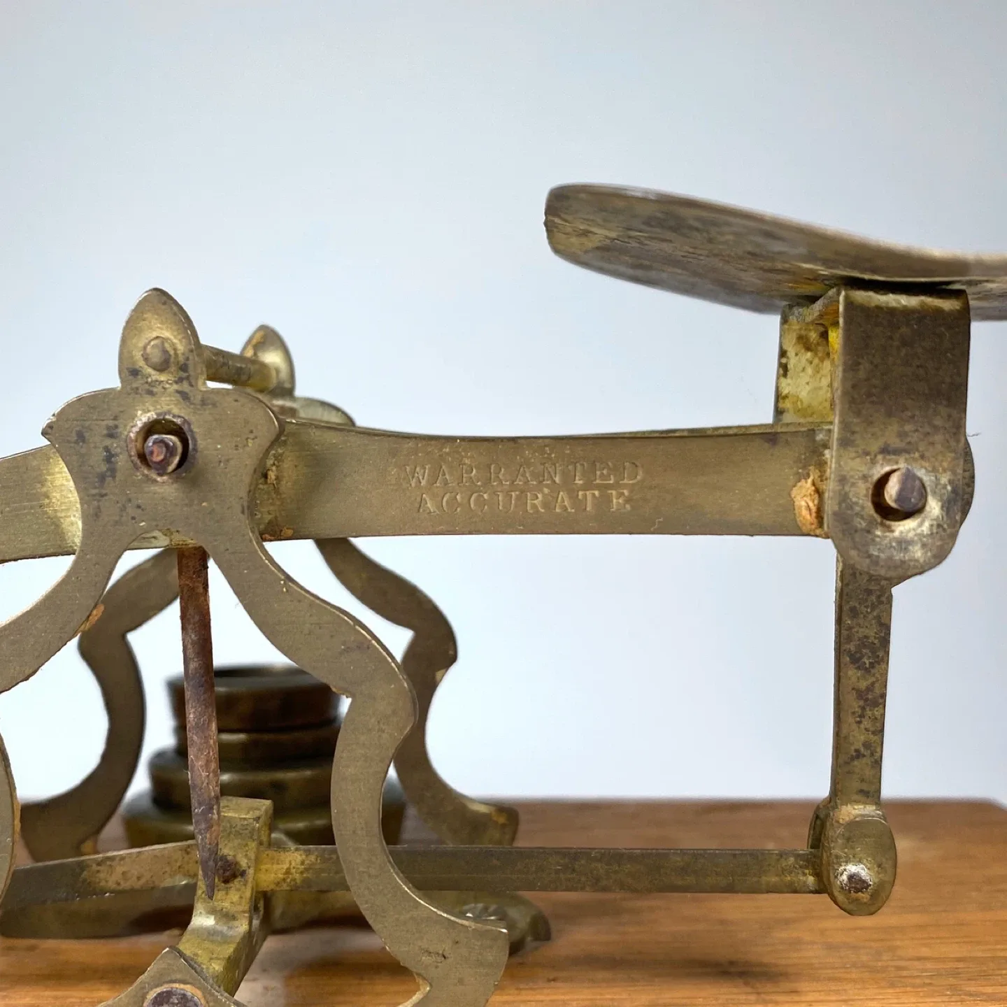Antique Brass Postal Scale image indicator(4)