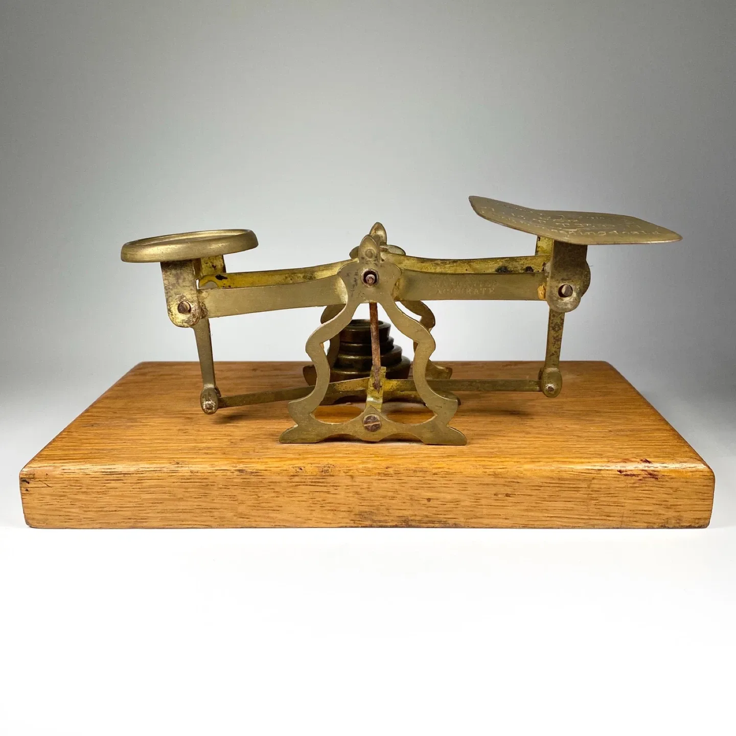 Antique Brass Postal Scale image indicator(3)