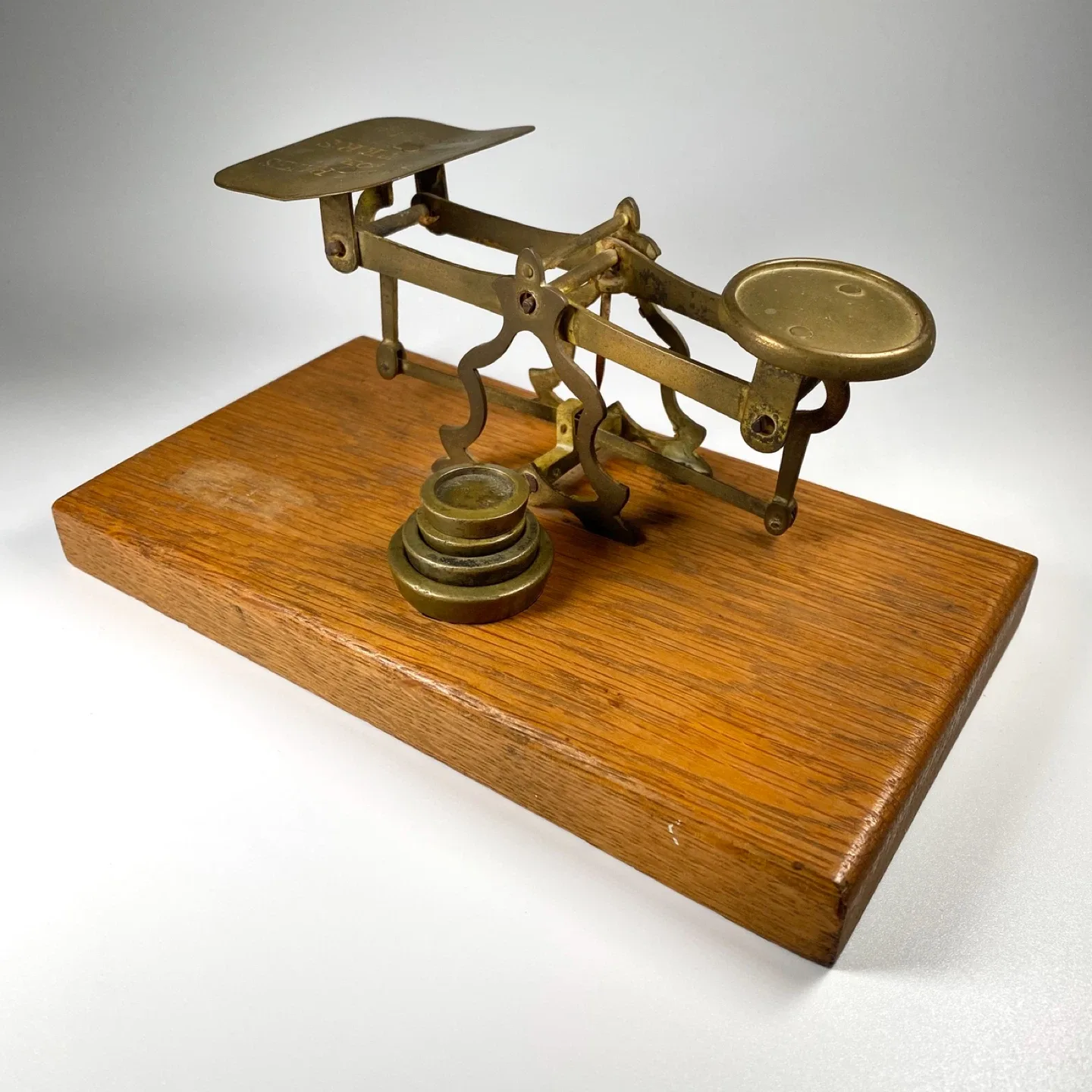 Antique Brass Postal Scale image indicator(5)