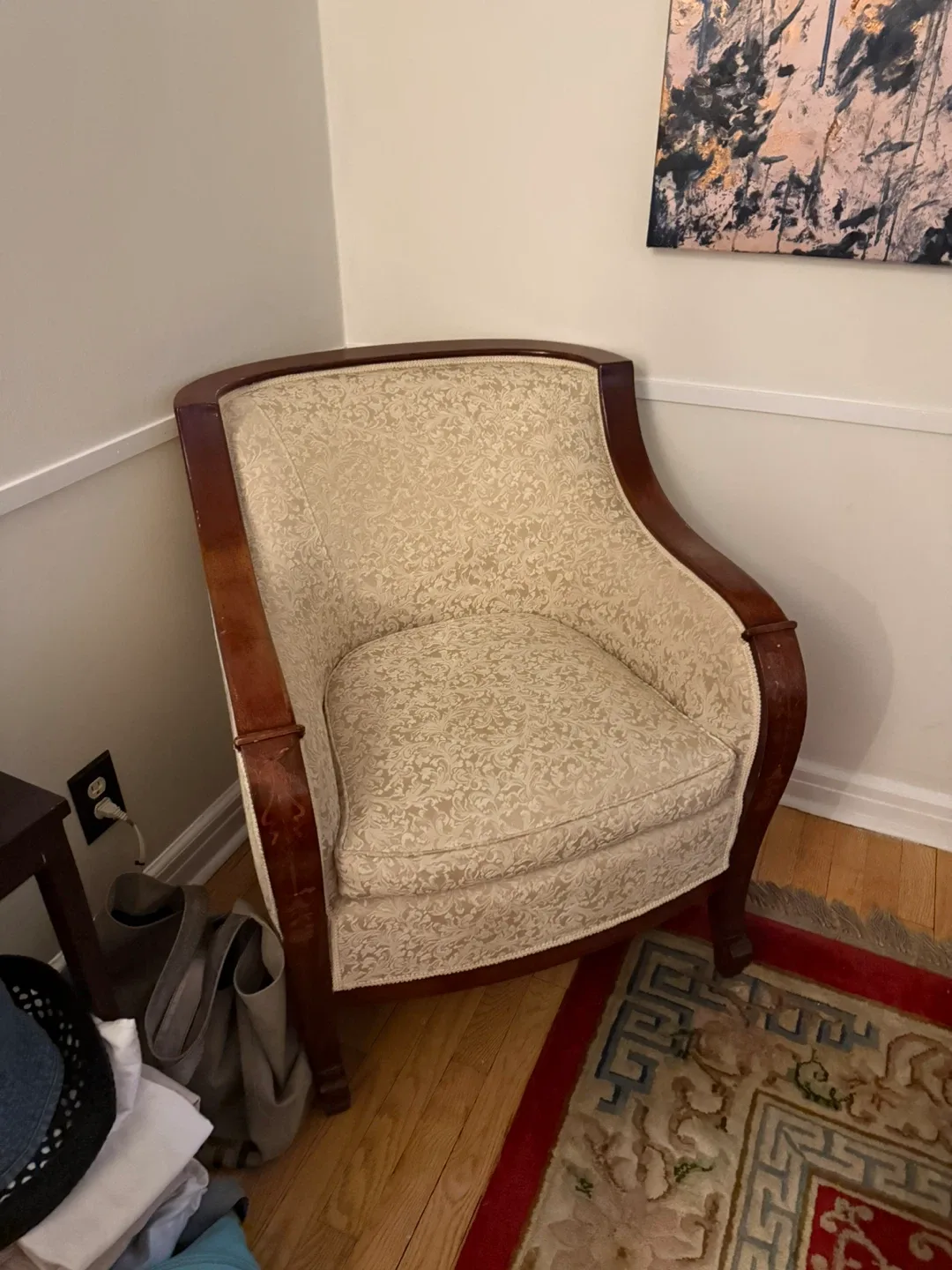 Antique Style Loveseat & Armchair Set image indicator(5)