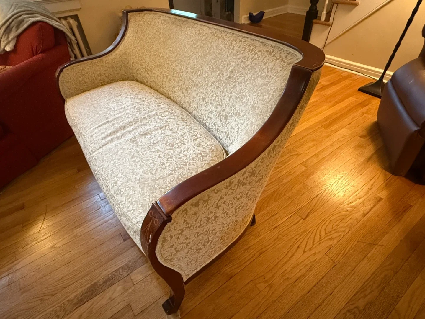 Antique Style Loveseat & Armchair Set image indicator(3)