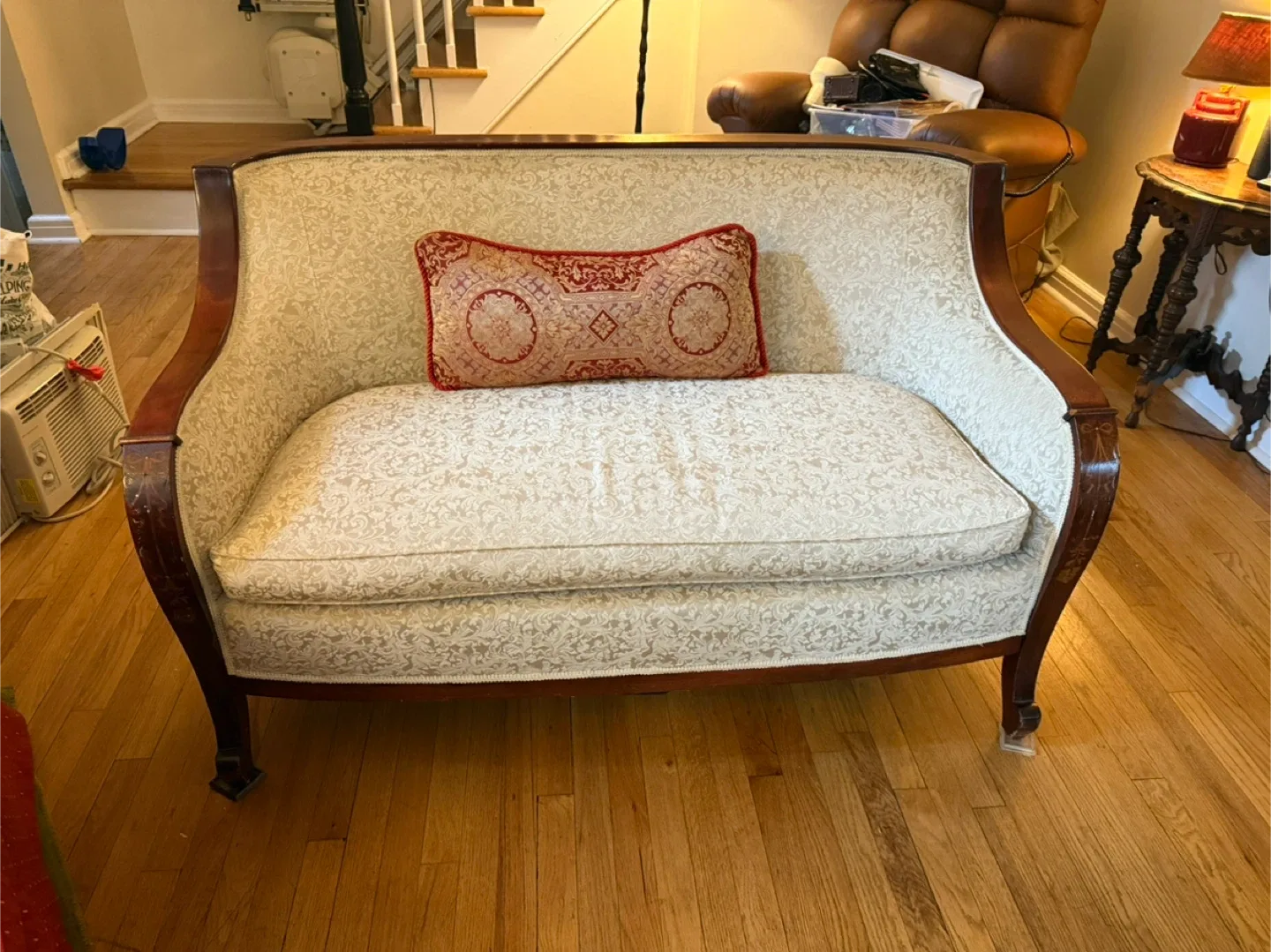 Antique Style Loveseat & Armchair Set image indicator(8)