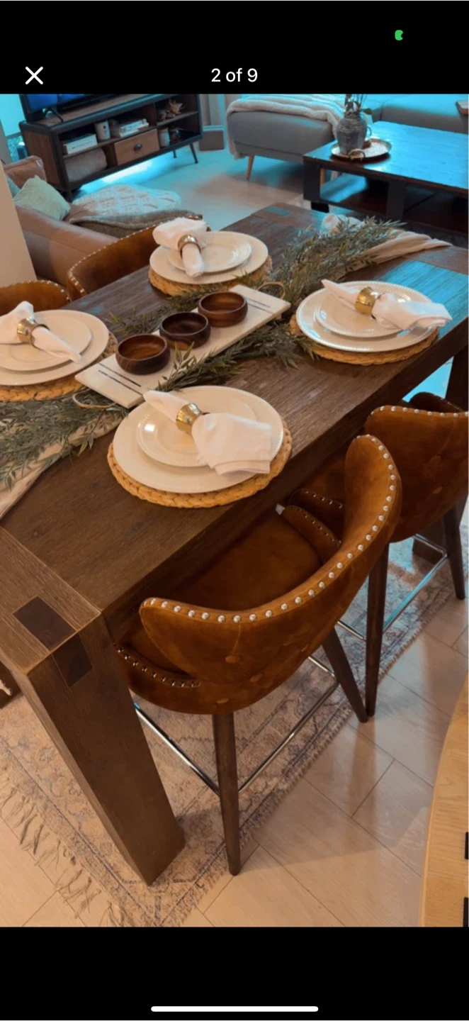 Dining Table with 4 stools - photo 3