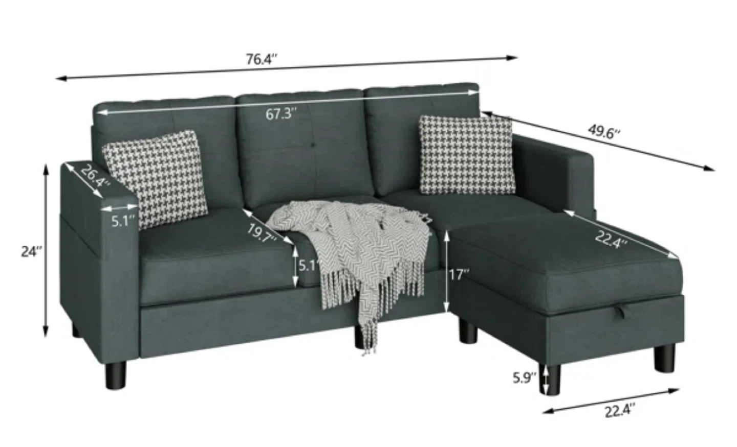 Grey Sofa