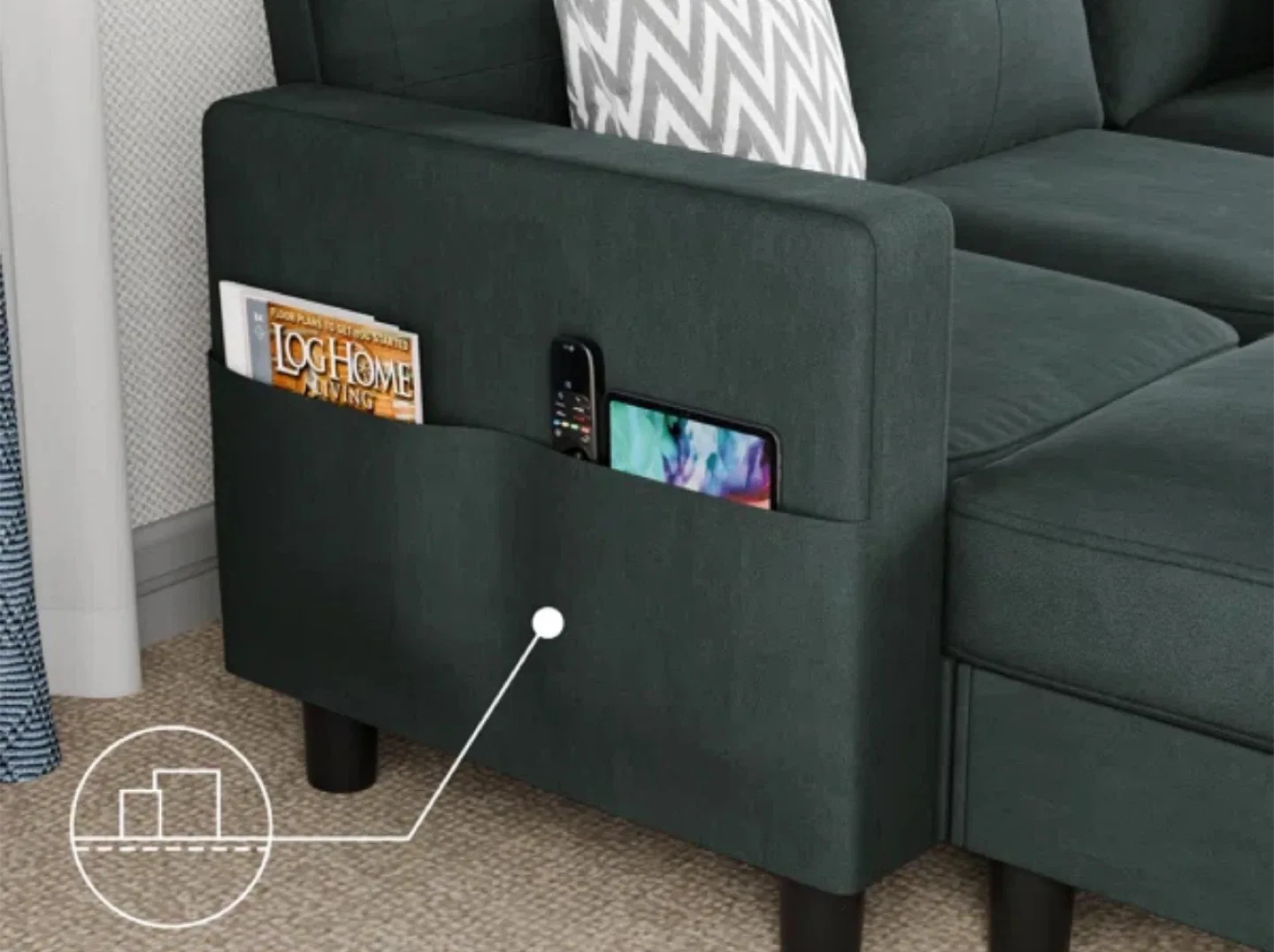 Grey Sofa image indicator(4)