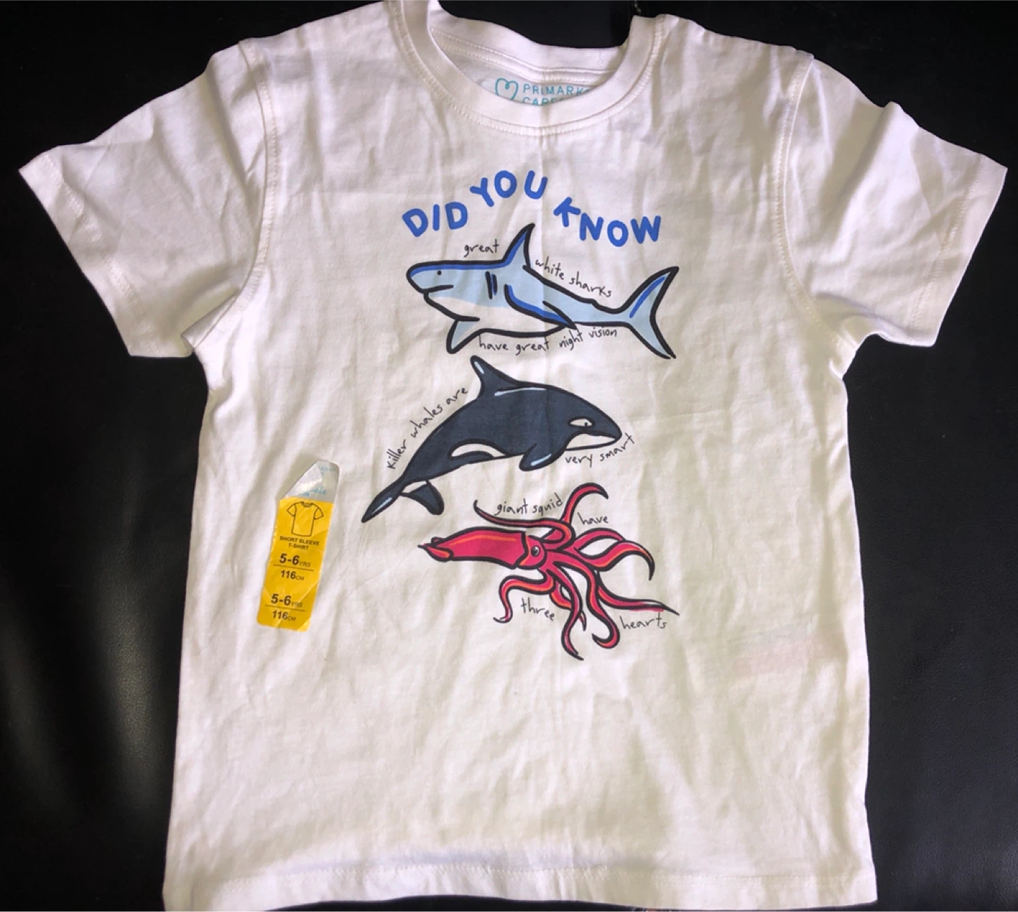 Primark Kids T-Shirt (Size 5-6 YRS)