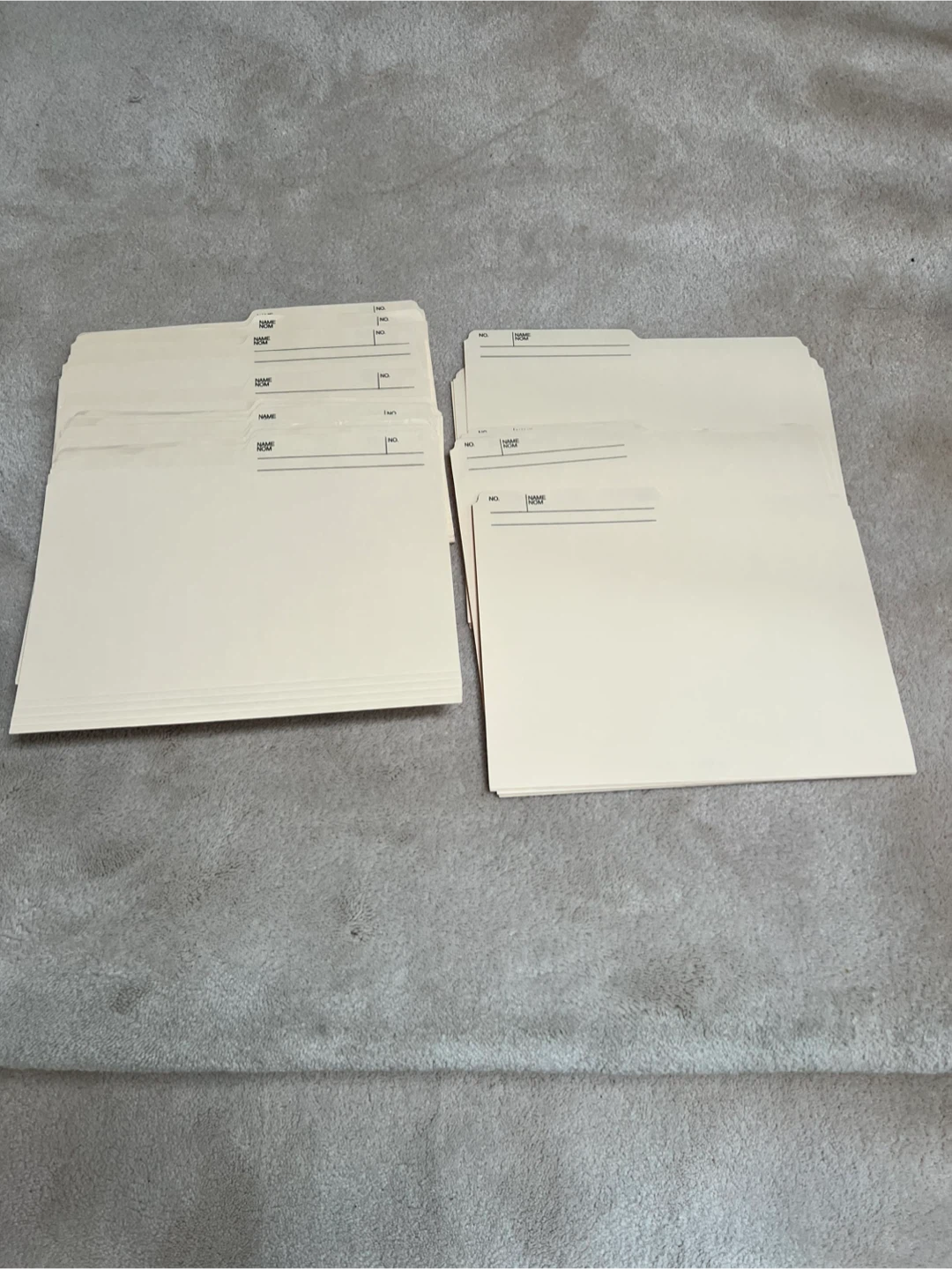 50 Brand new letter size file folders for $25 - photo 2