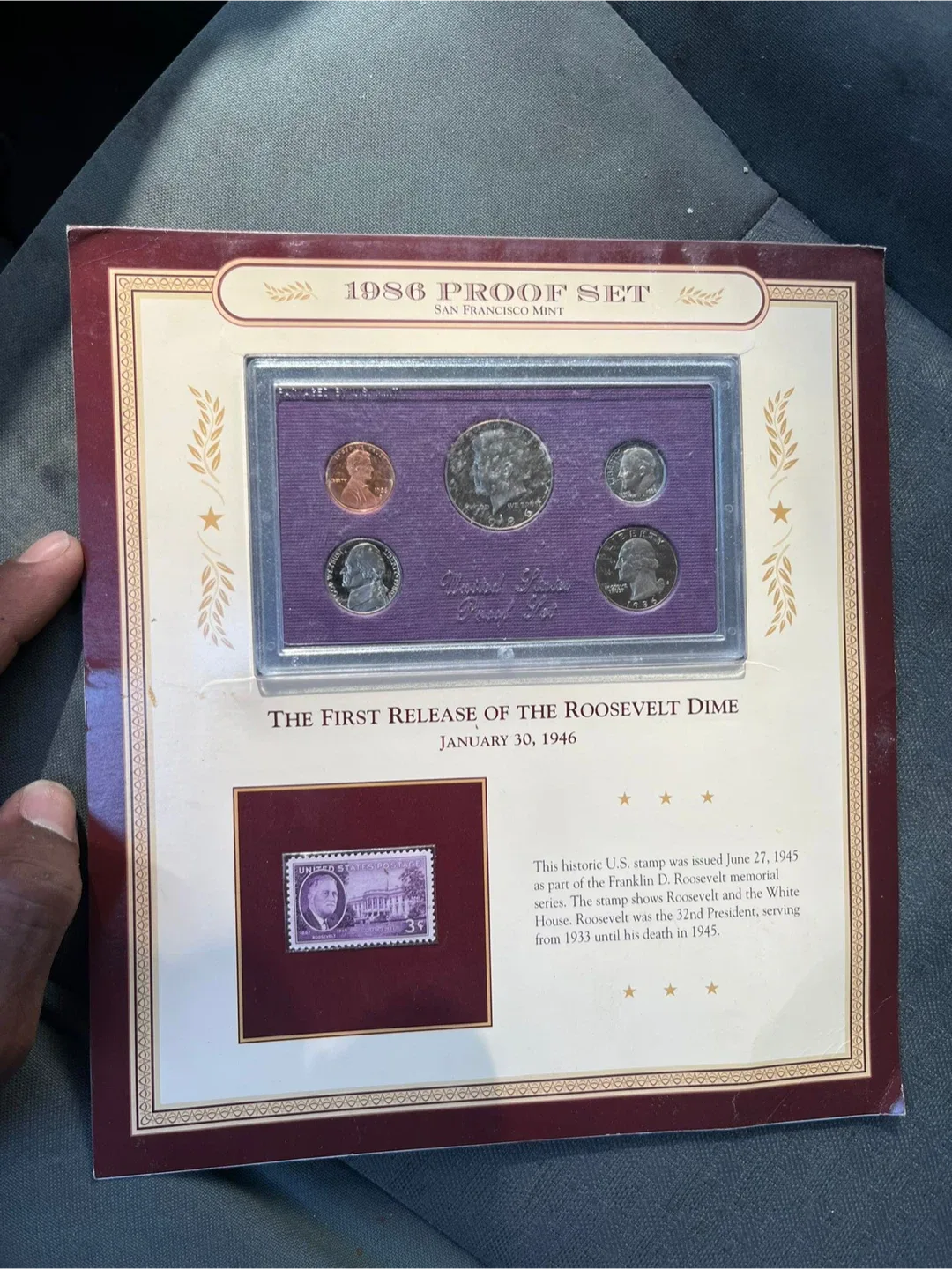 1986 San Francisco Mint Proof Set image indicator(2)