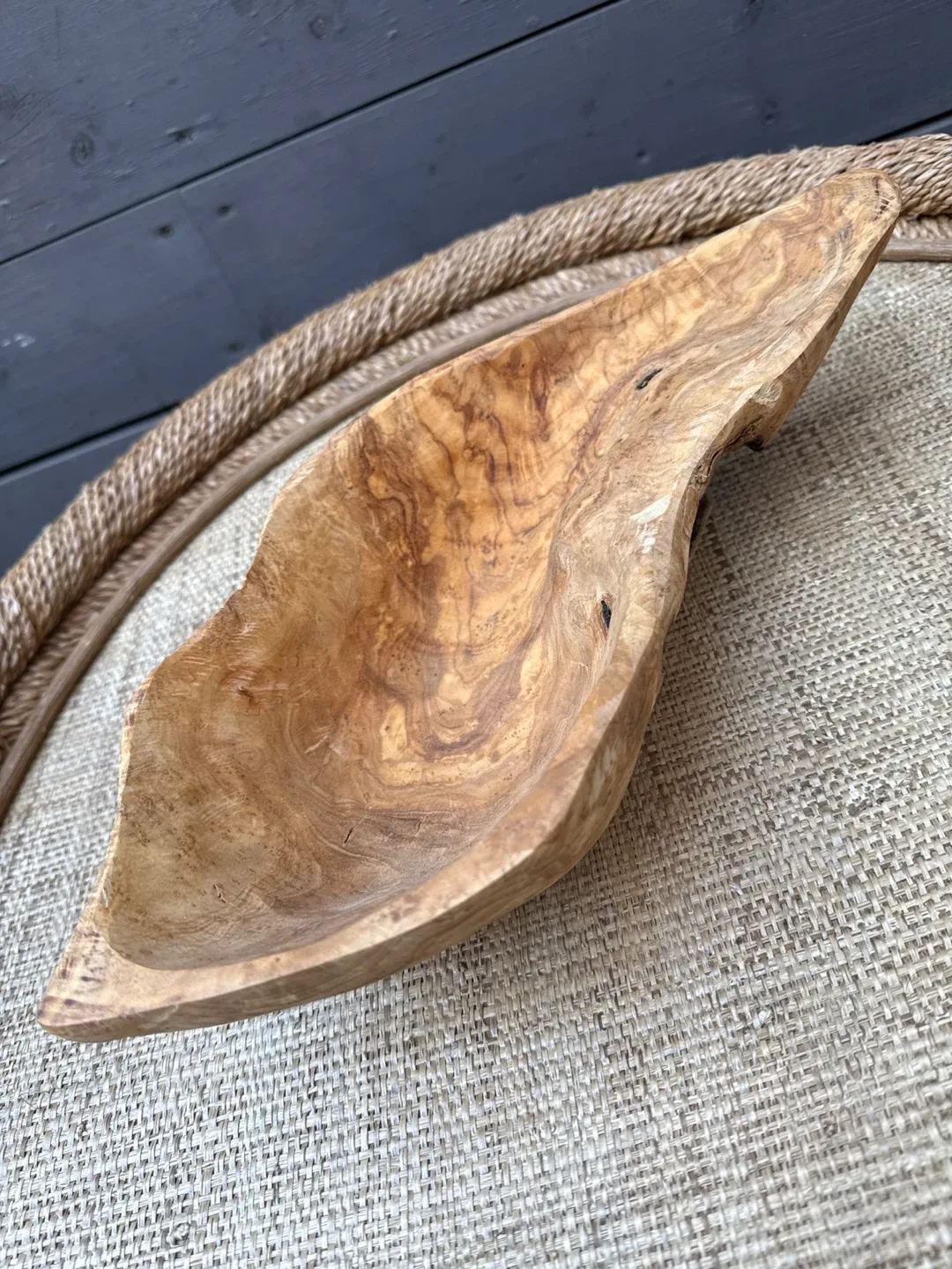 Olive Wood Serving Bowl image indicator(3)