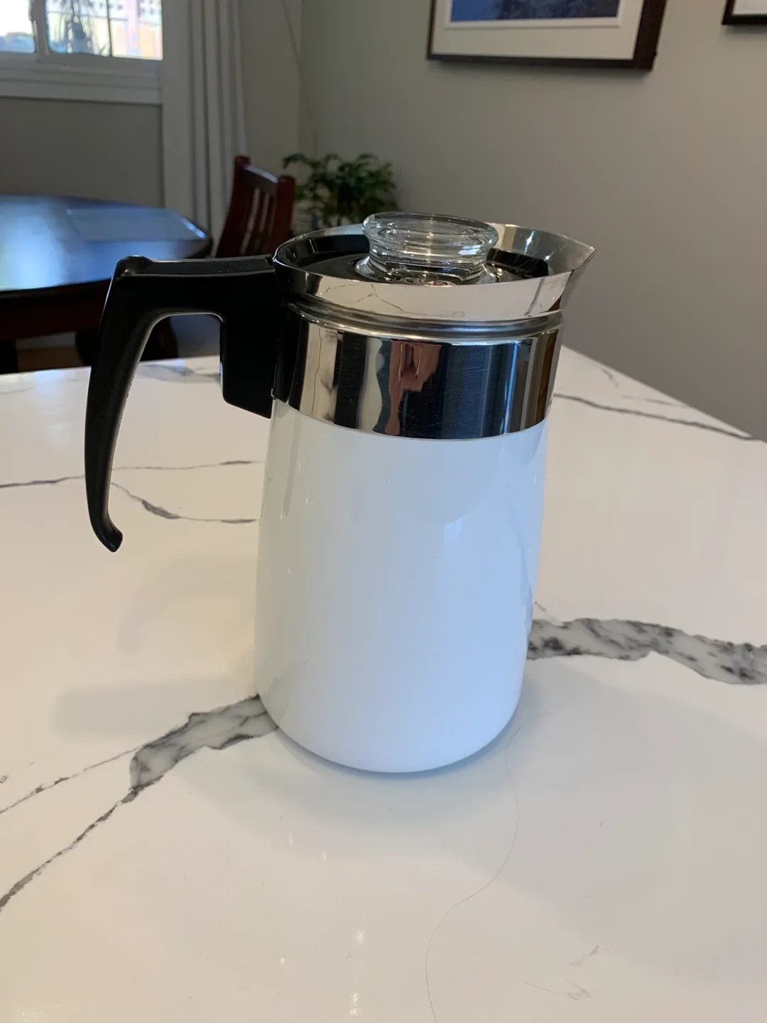 P-216-B Corning Ware French White 6 Cup Percolator image indicator(3)