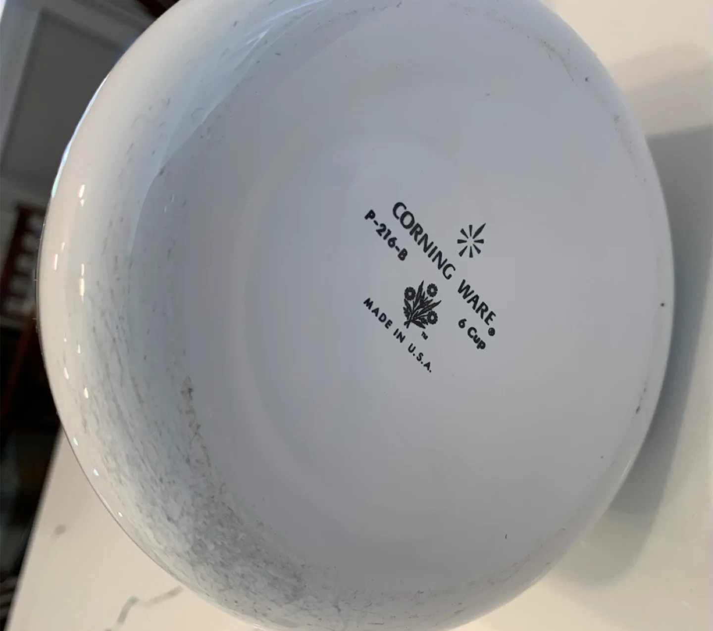 P-216-B Corning Ware French White 6 Cup Percolator image indicator(10)