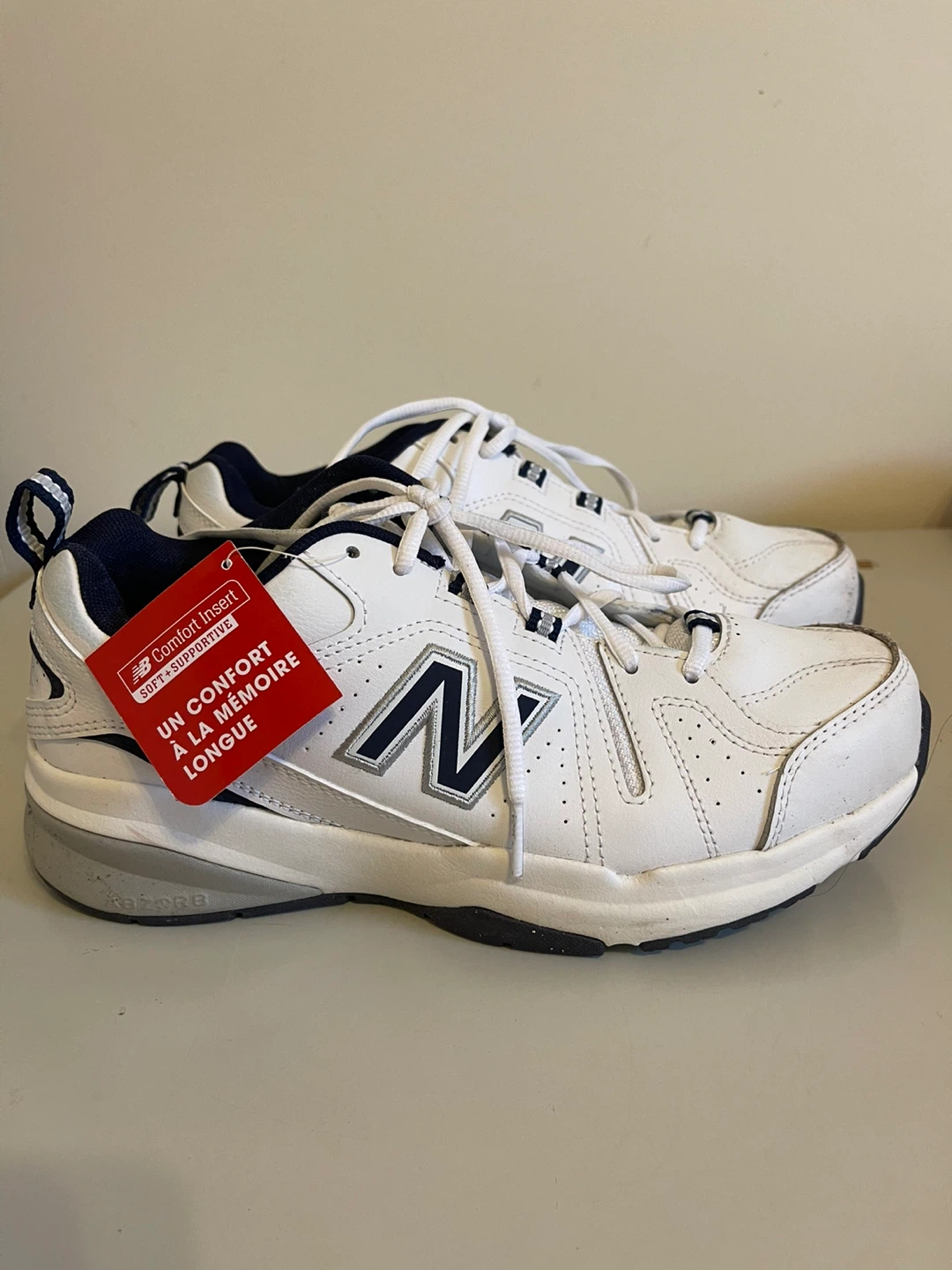 New Balance 608 White/Navy Sneakers size 7 man