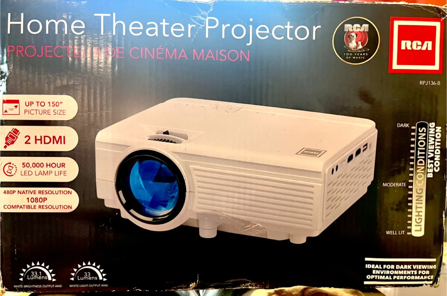 RCA Projector image indicator(3)