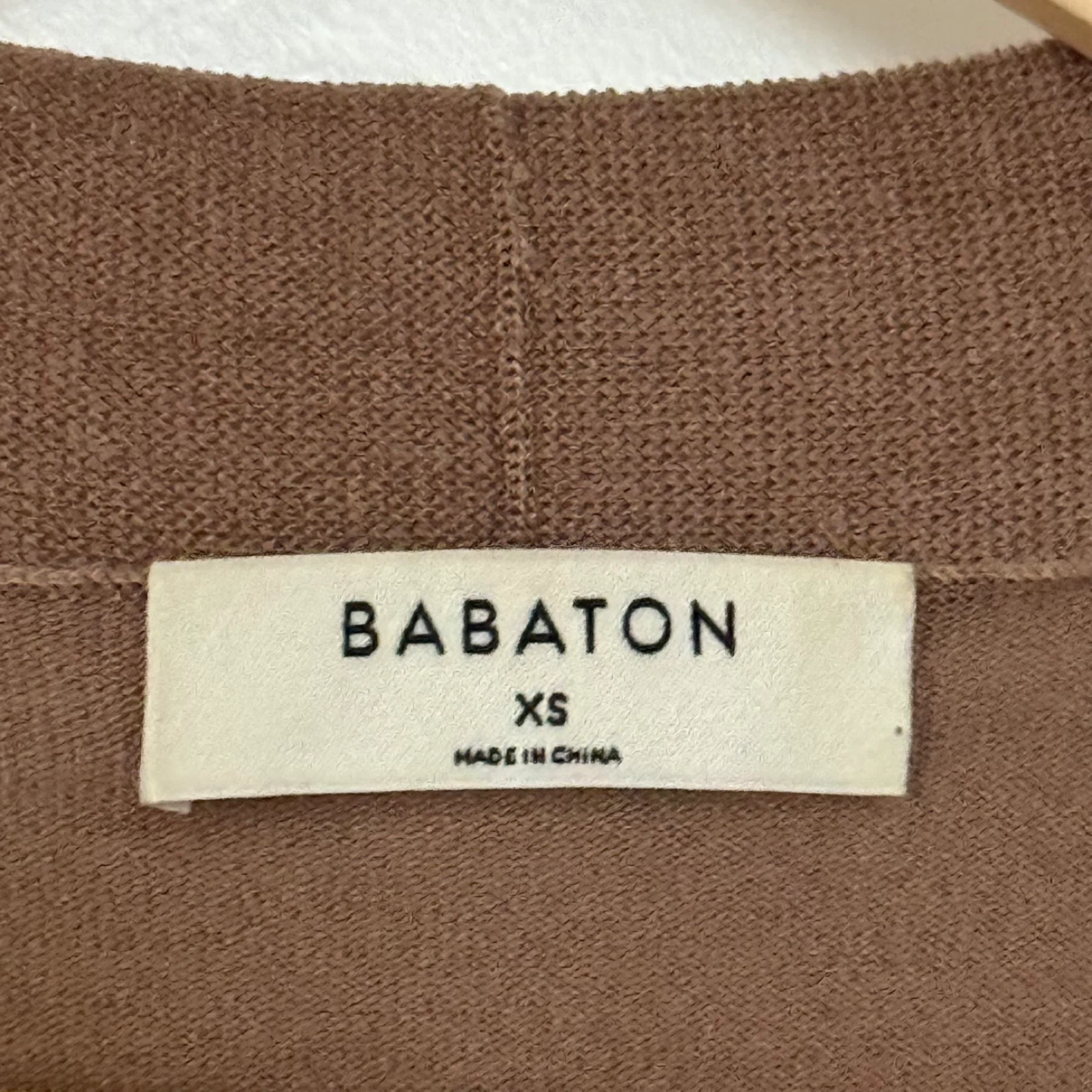 Babaton Brown Cardigan - Size XS - photo 3