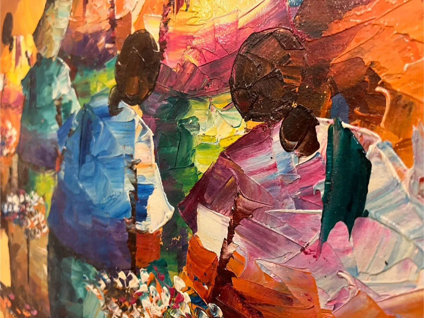 Textured Fisherman Oil Painting Wall Decor image indicator(4)