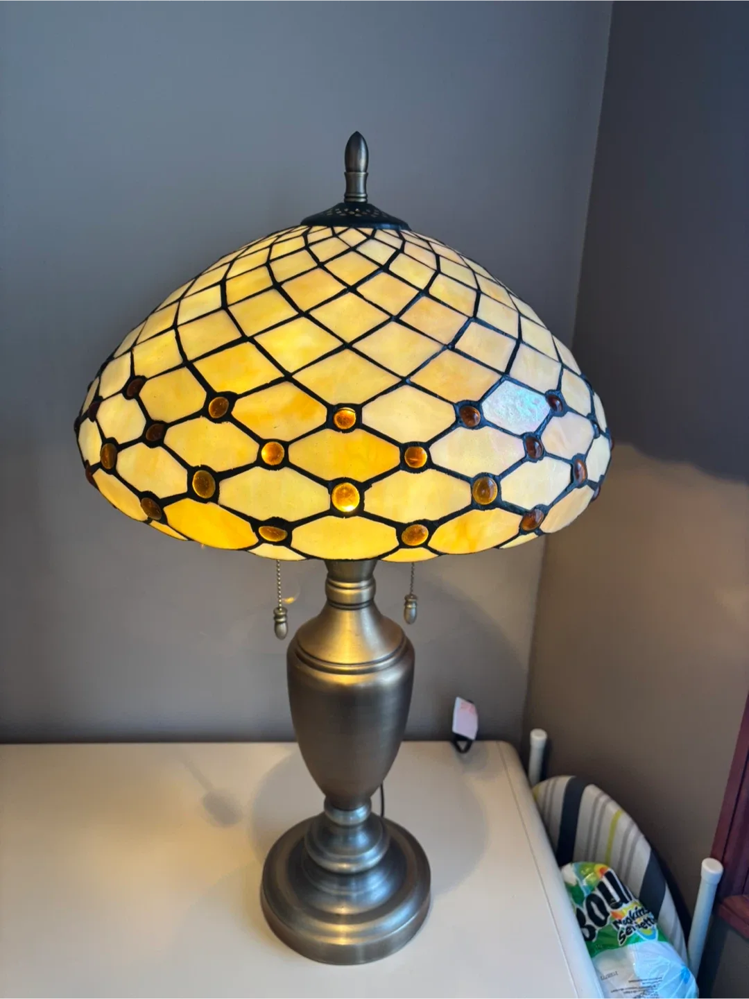 Stained Glass Table Lamp image indicator(4)