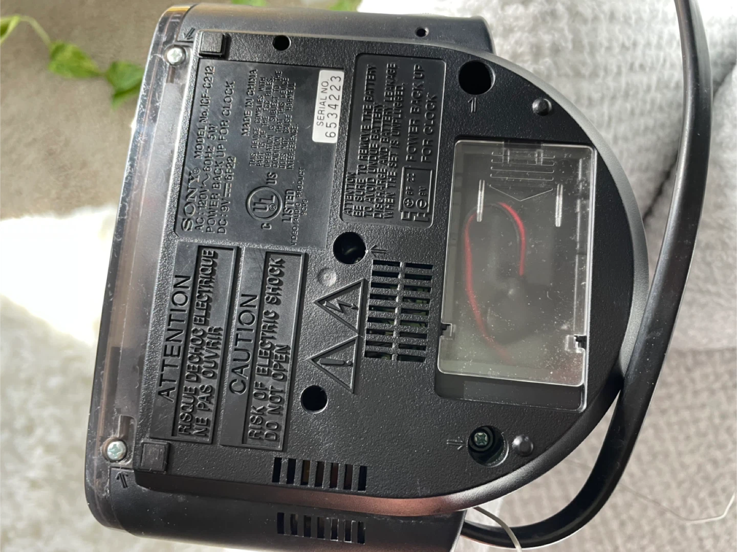Sony Dream Machine ICF-C212 Clock Radio - photo 4