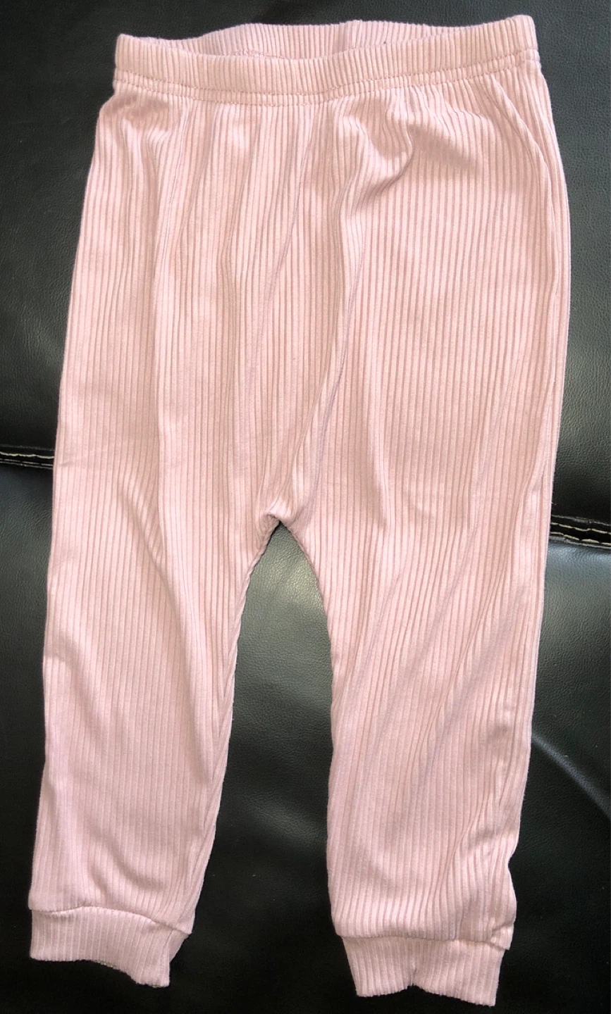 Baby Light Purple Ribbed Pants 24Months